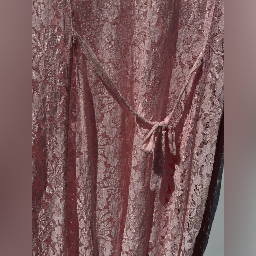 Vintage pink lace dress - Picture 3 of 5